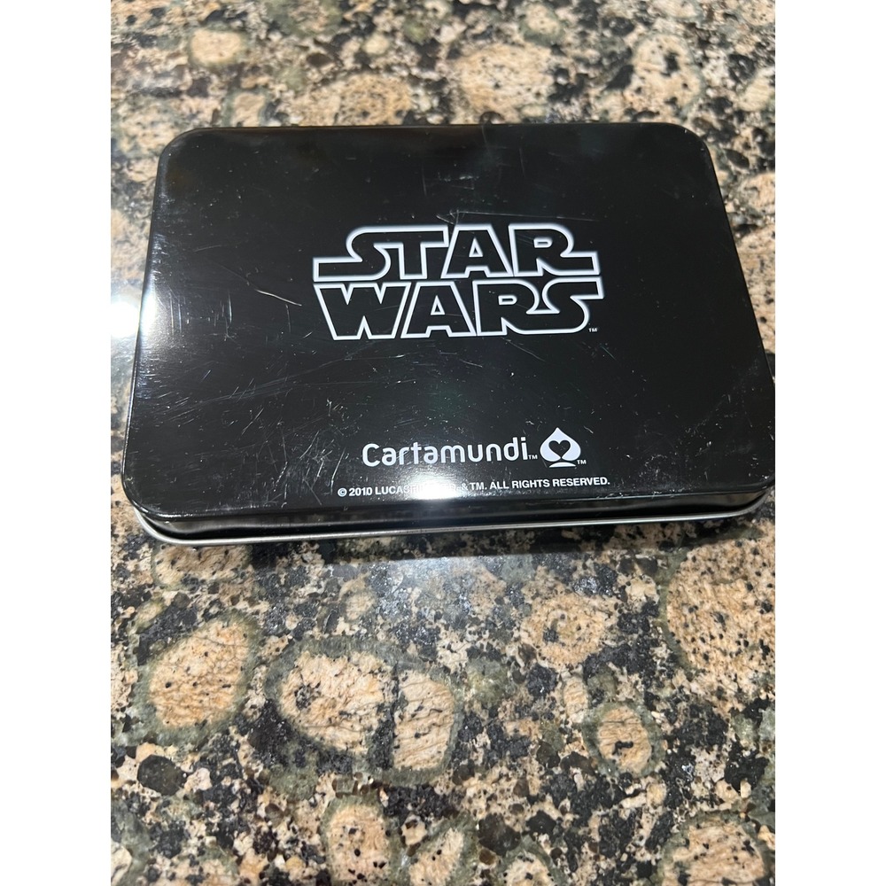Star Wars The Clone Wars Cartamundi 2010 Playing Cards 2 Deck Set in Metal Tin